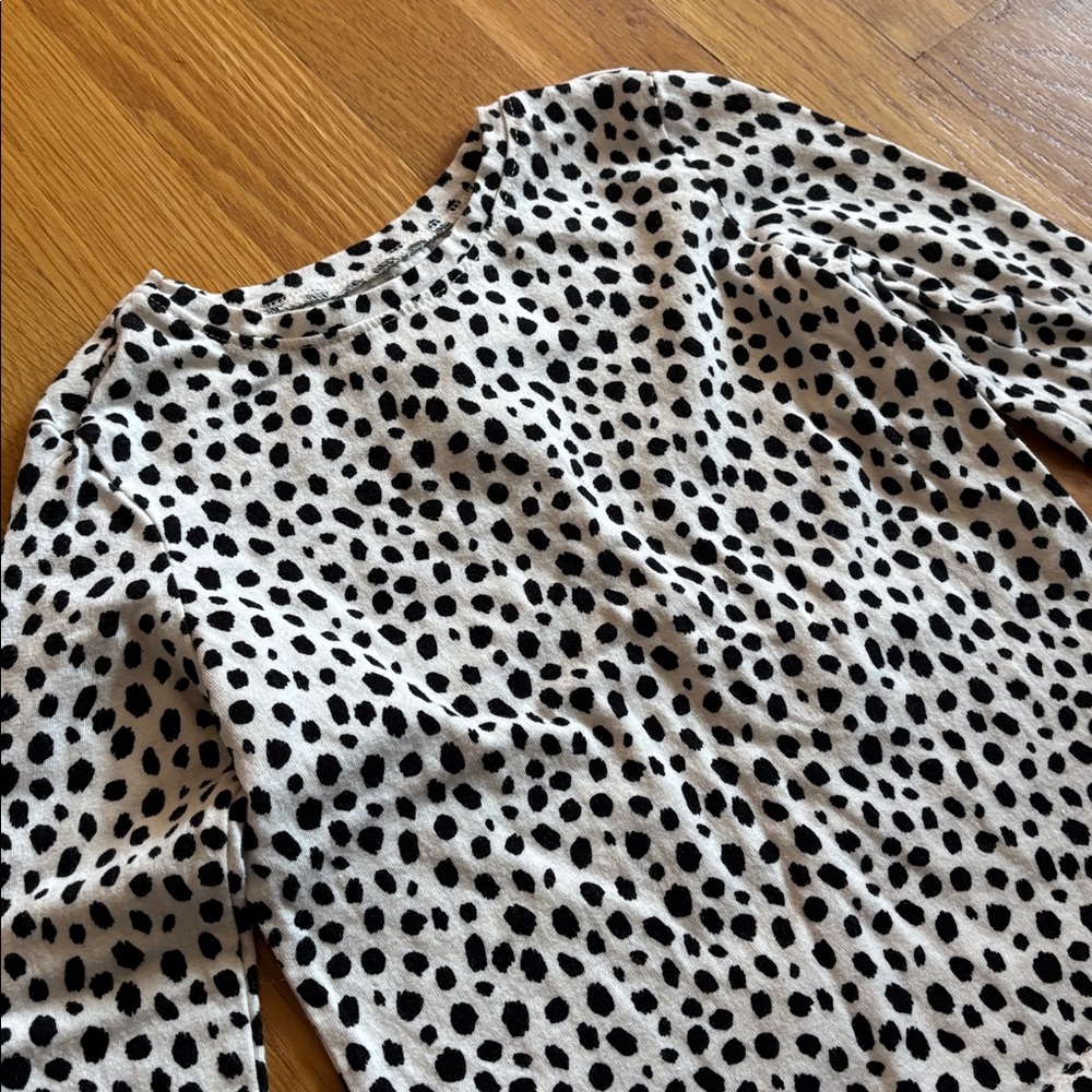 2T Old Navy Girls Dalmatian Print Long Sleeve Tee - Picture 2 of 5